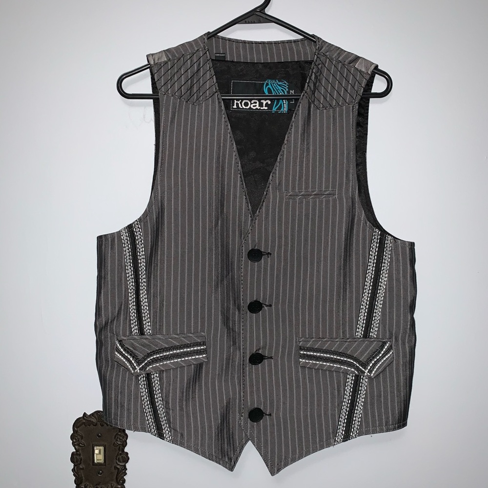 ROAR Apparel Men’s Western Wear Vest SZ Large